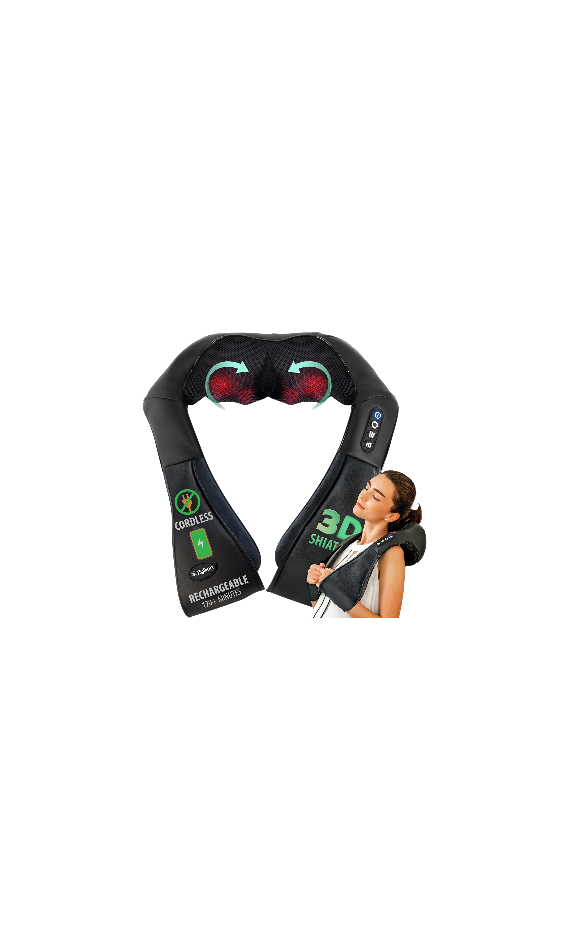 Zyllion 3D Electric Massage Pillow with 8 Nodes ZMA-25